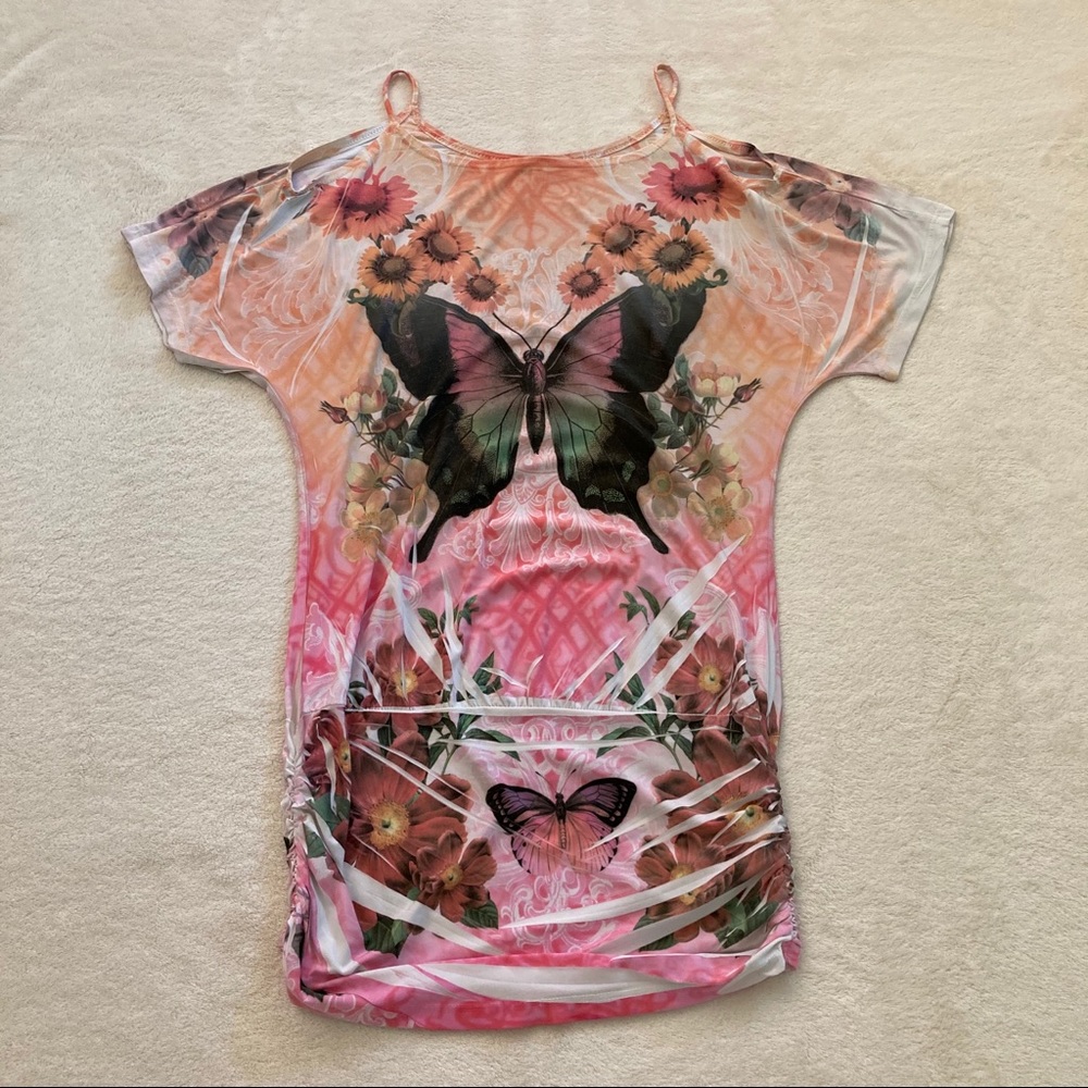 Yoo’n Me cold-shoulder top — sz L